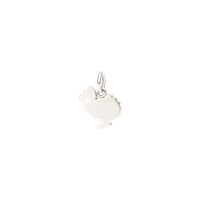 Charm Dodo Symbols in Oro bianco DMB9019-DODOM-000OB